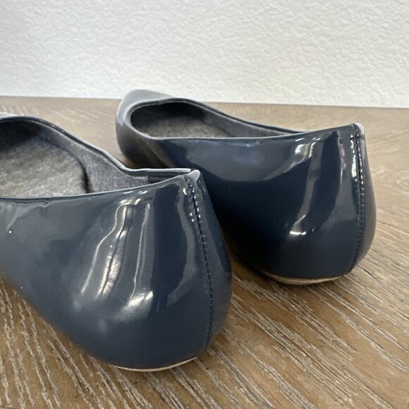 Womens Dr. Scholls True Comfort Slip On Solid Navy Blue Ballet Flats Size 8 - Picture 8 of 9
